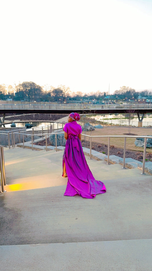 “The Fuchsia is Now” Maxi Skirt